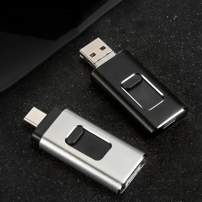 2 TB Smartphone-Speicherkarte (USB) | Speichert 500.000 Fotos oder mehr als 400 Stunden Video